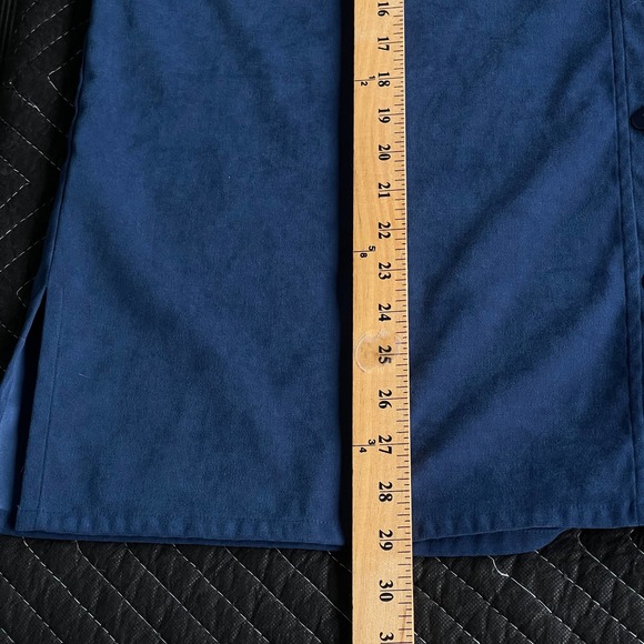 Silkland Button Up Shirt Womens Plus Size 1X Blue Long Sleeve Casual Mature - Picture 9 of 9